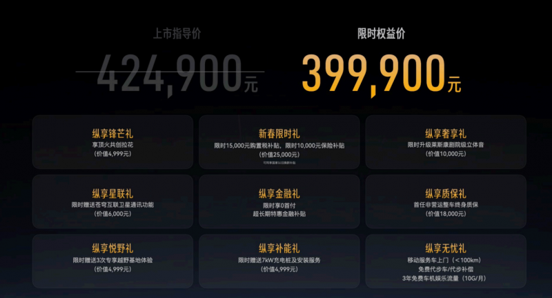 纵横G700顶火鸣镝版正式上市限时权益价39.99万 纵横G700顶火鸣镝版正式上市限时权益价39.99万